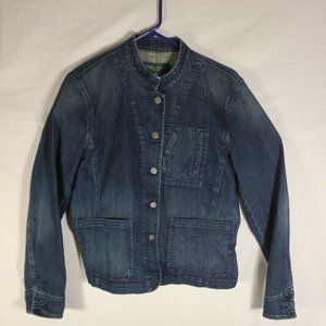 RALPH LAUREN Jeans Co. Blue Denim Jean Jacket Womens XL